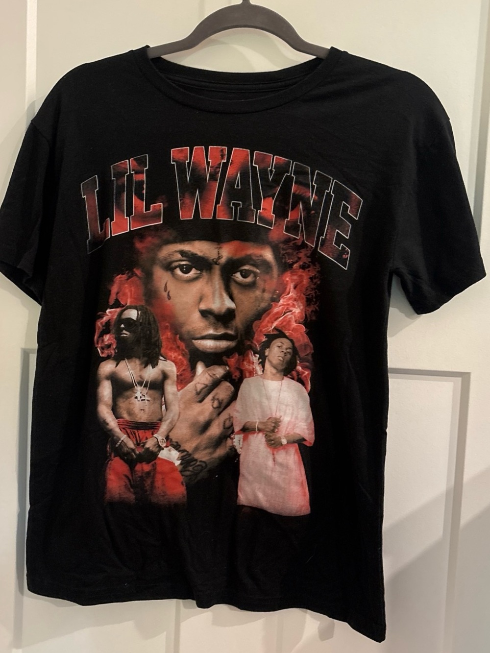 Lil Wayne Black Graphic Short Sleeve Tee